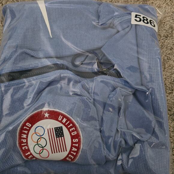 Nike ACG USA Olympic Dri-FIT ADV Half Zip Training Men's Logo Shirt Performance - Picture 9 of 9